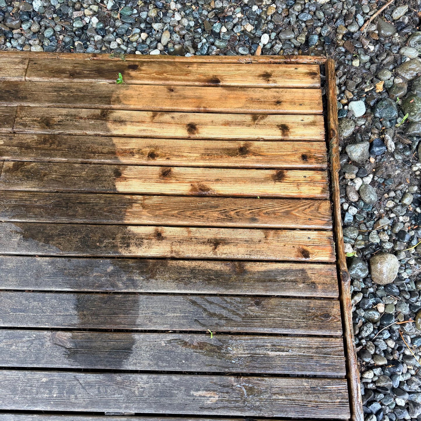 Deck Refinishing: Pressure Wash, Sand & Paint