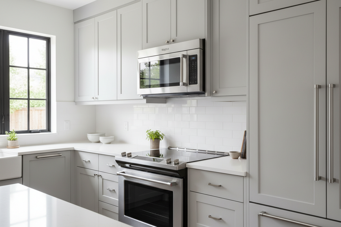 Over the Range Microwave Installation