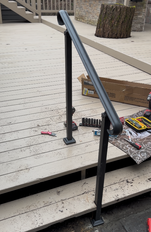 Stair Handrail & Outdoor Deck Safety Rail Installation
