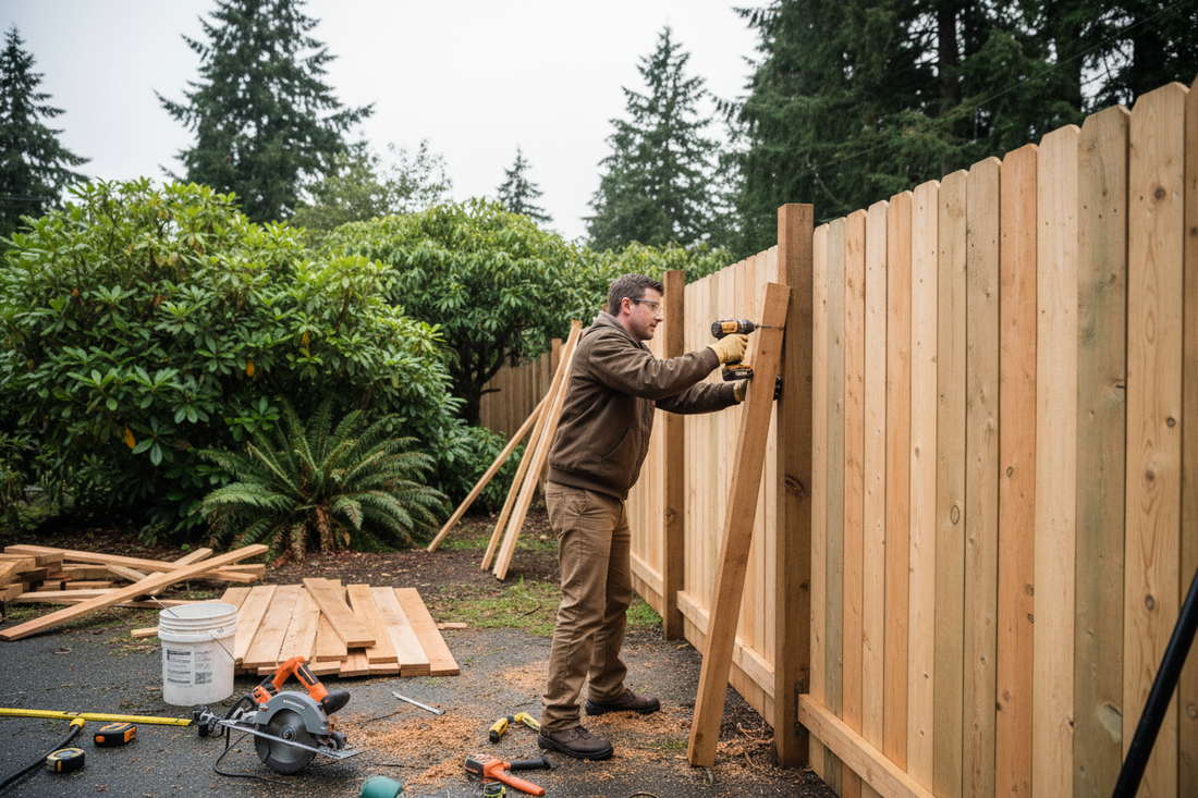 Fence Repair in Seattle — Fix Leaning Posts, Broken Boards & Sagging Gates