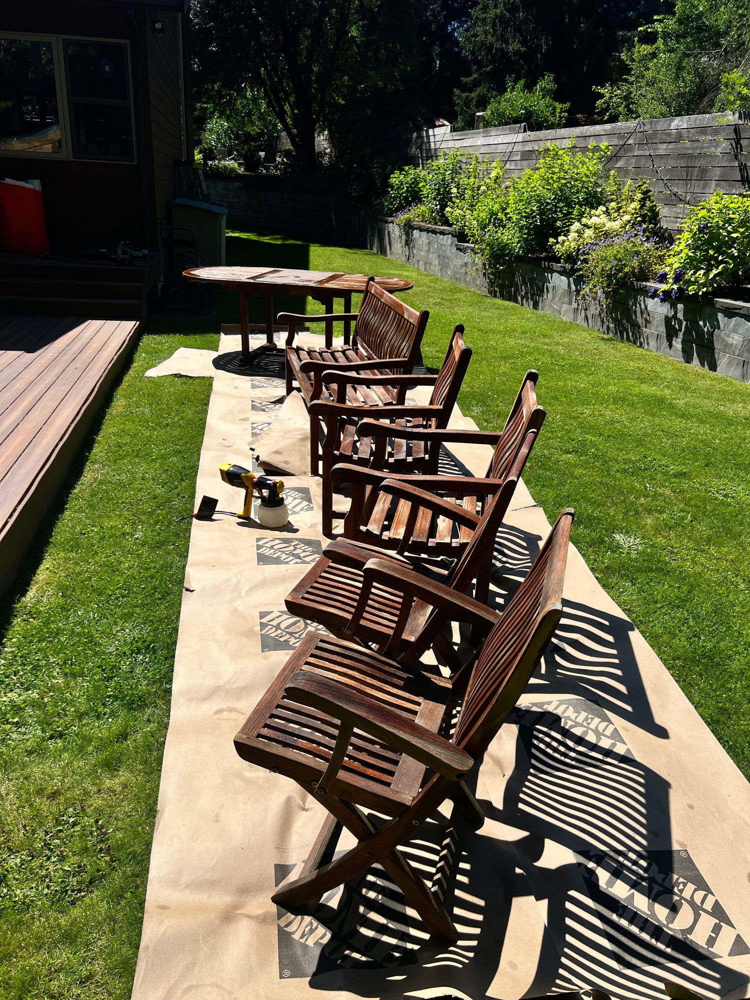 Outdoor Wood Furniture Refinishing Bothell & Seattle Area