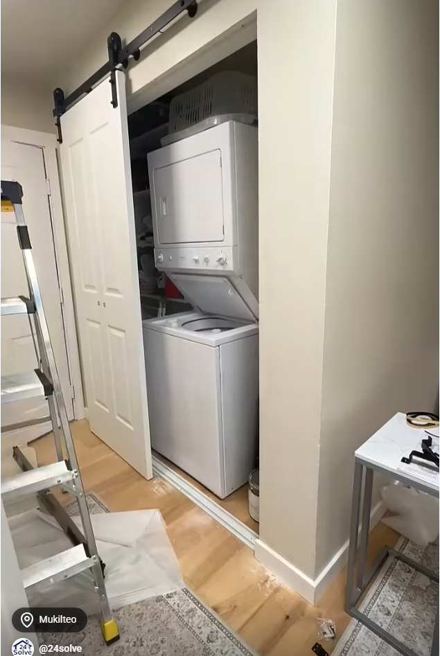 Bi-Fold Sliding Barn Door Installation in Bothell & North Seattle