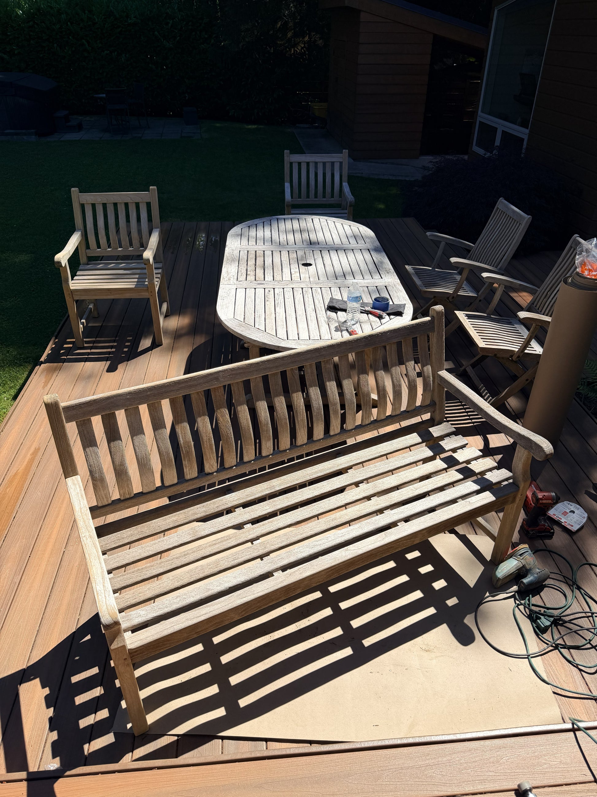 Outdoor Wood Furniture Refinishing | Bothell & Seattle Area | 24 Solve