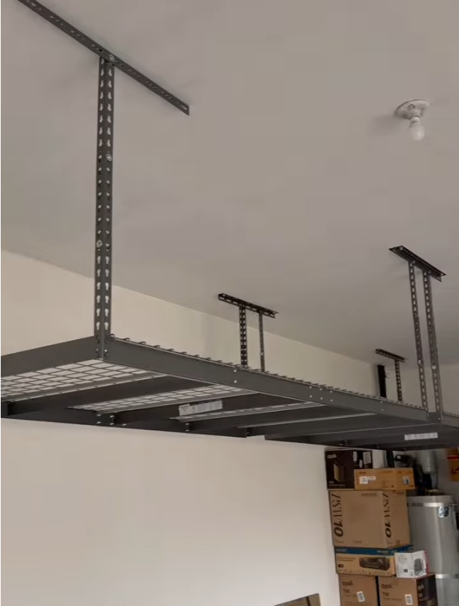 Overhead Garage Storage Rack Installation – SafeRack & Ceiling-Mounted Shelving | Greater Seattle Area