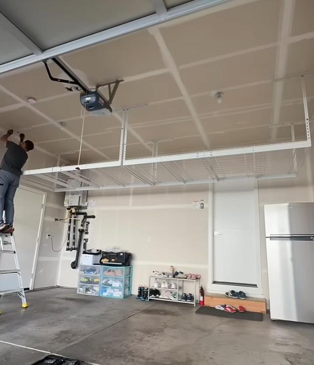Overhead Garage Storage Rack Installation – SafeRack & Ceiling-Mounted Shelving | Greater Seattle Area