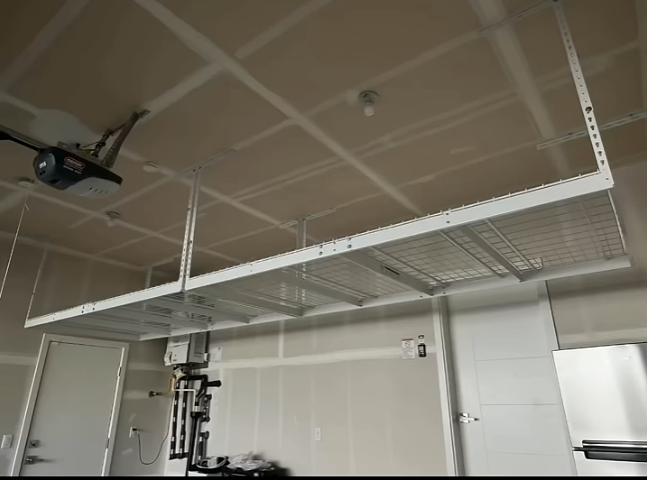 Overhead Garage Storage Rack Installation – SafeRack & Ceiling-Mounted Shelving | Greater Seattle Area