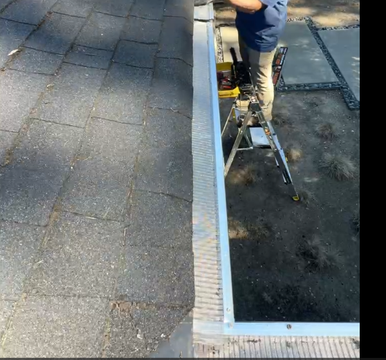 Gutter Protection Net Installation