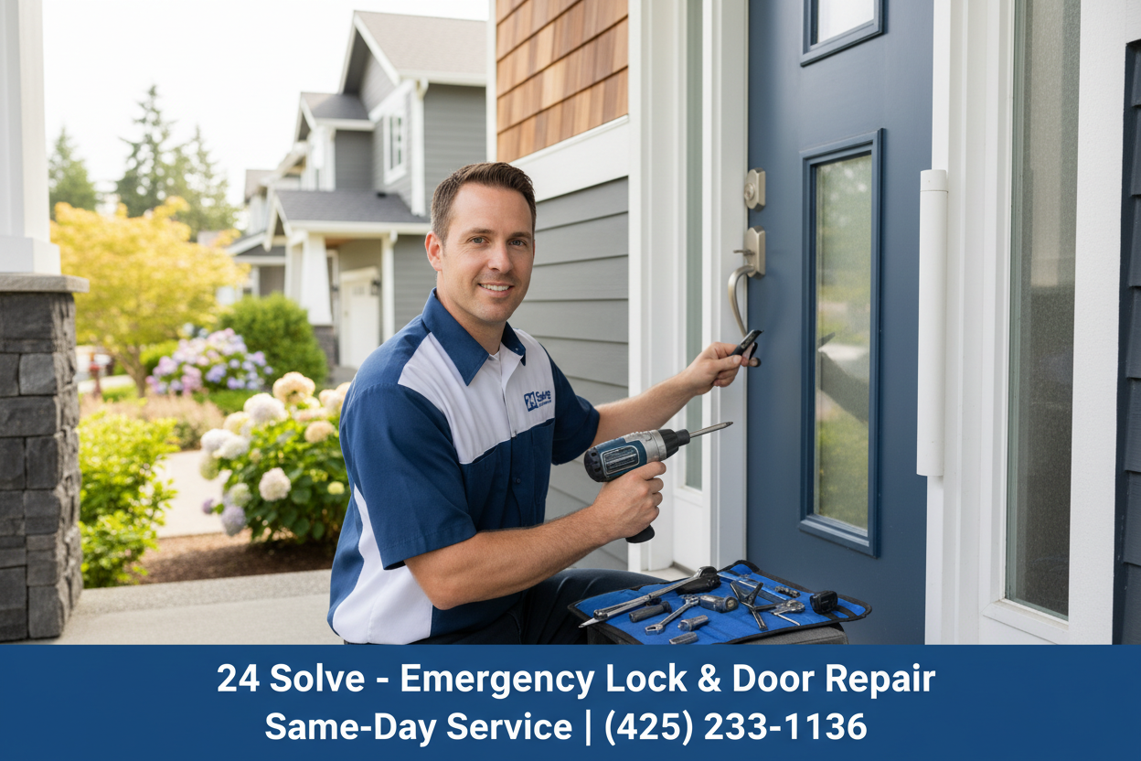 Emergency Lock & Door Repair Bothell Seattle | 24 Solve