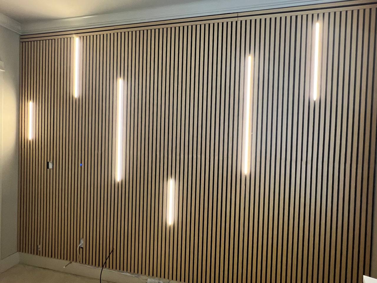 Acoustic Slat Wall Panel Installation