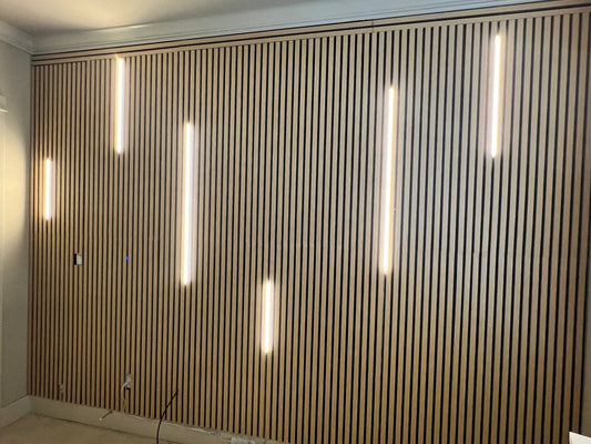 Acoustic Slat Wall Panel Installation