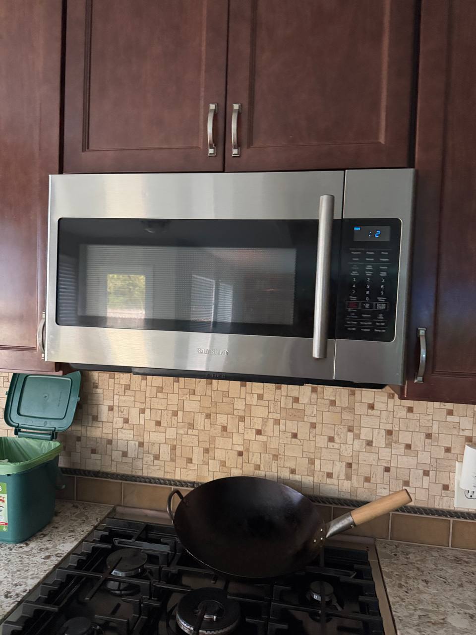 Over the Range Microwave Installation