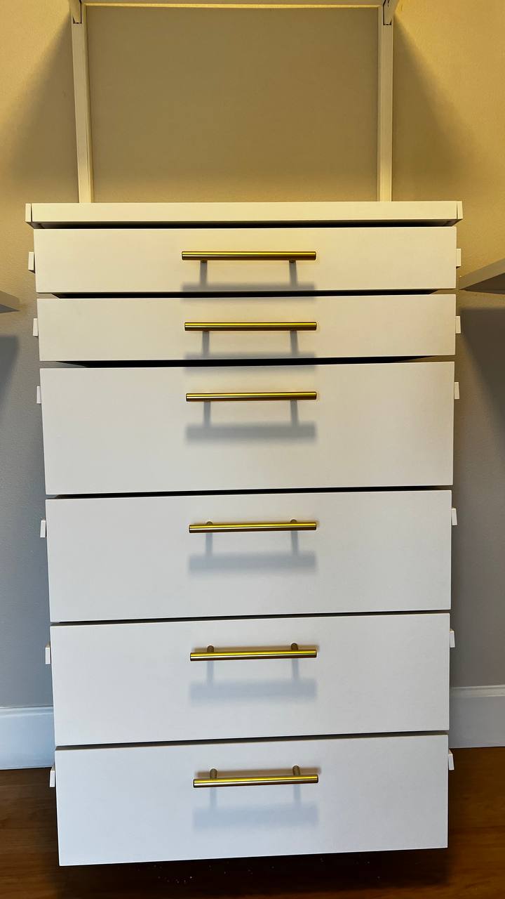 Elfa Closet drawers