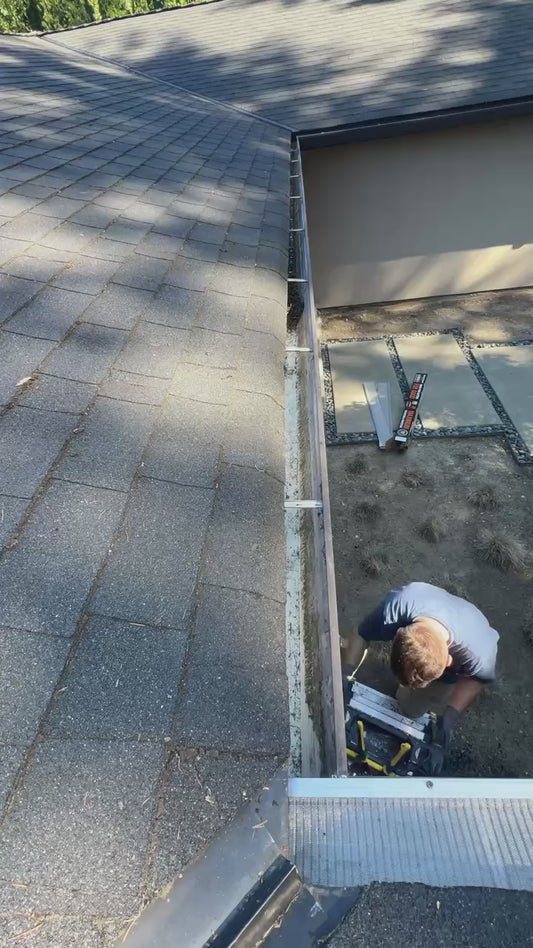 Gutter Protection Net Installation